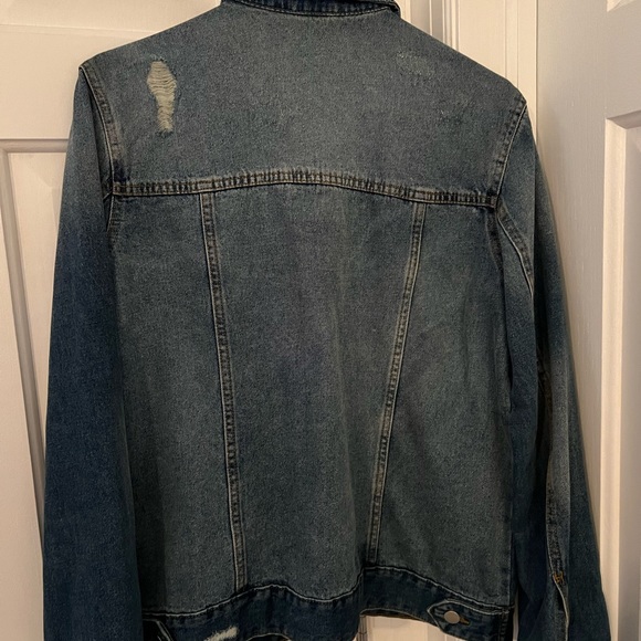 ABOUND Distressed Denim Jacket. - Picture 2 of 2